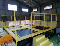 トランポリンパークさると