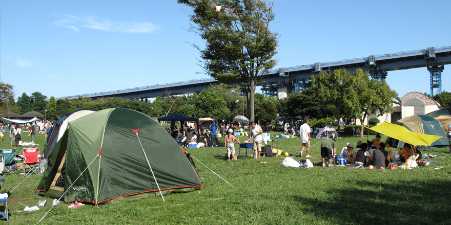 若洲公園キャンプ場